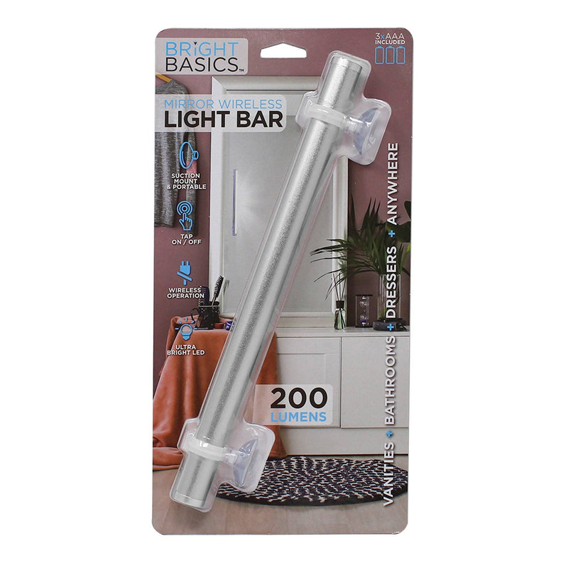Bright Basics Wireless Light Bar for Mirrors