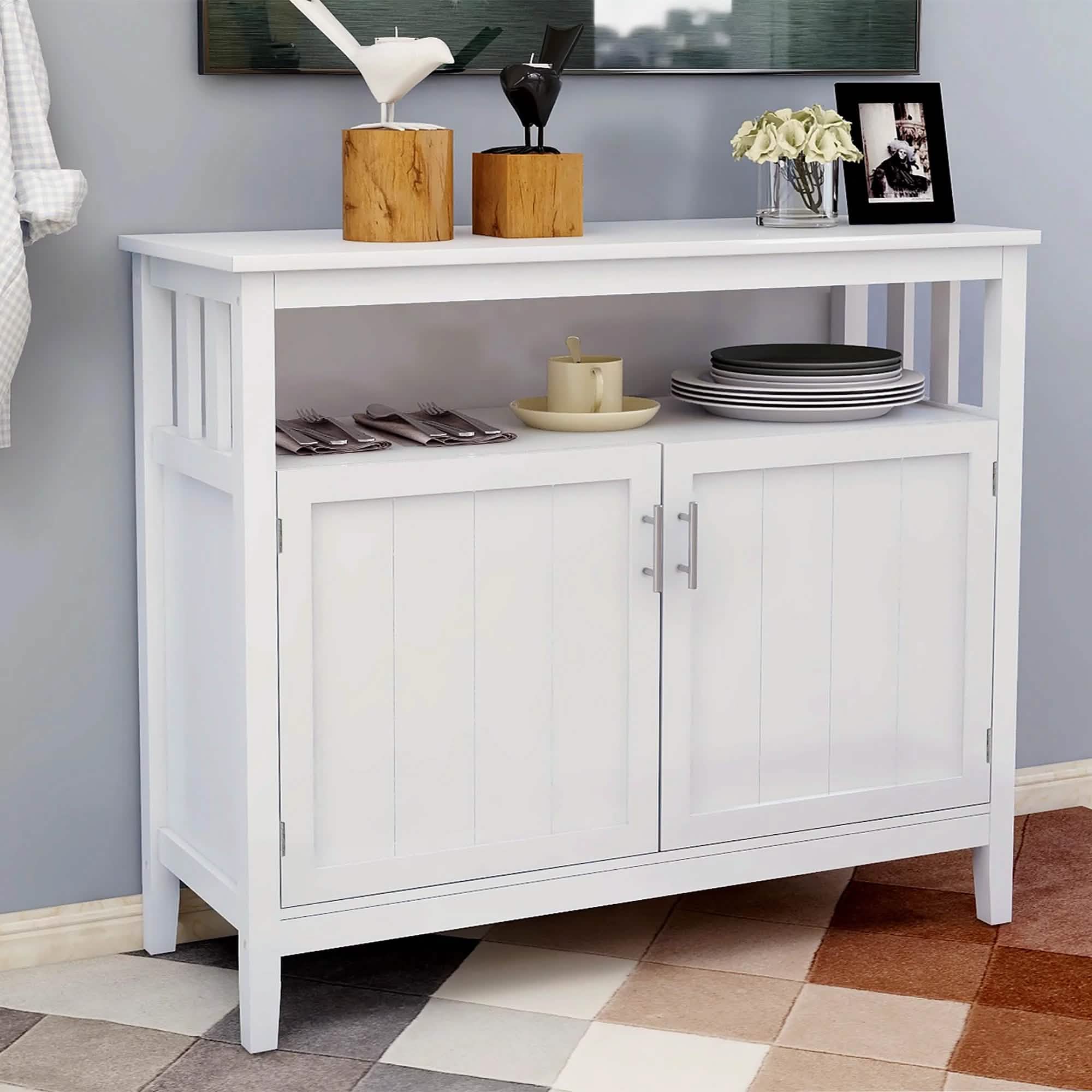 Buffet Cabinet Kitchen Storage Sideboard Furniture & Decor - DailySale