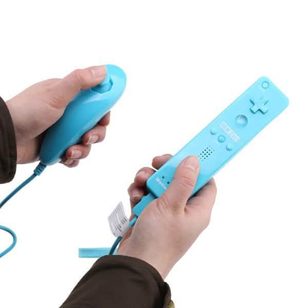 Built-in Motion Plus Remote and Nunchuck Controller For Wii Video Games & Consoles - DailySale