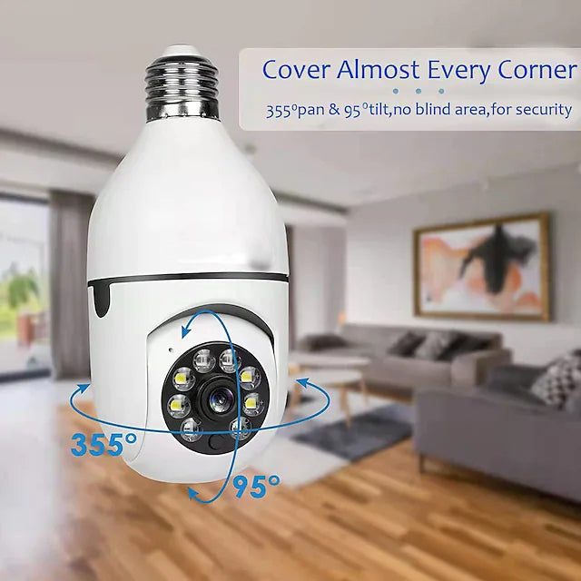 Bulb Camera Security Monitor Cameras & Surveillance - DailySale
