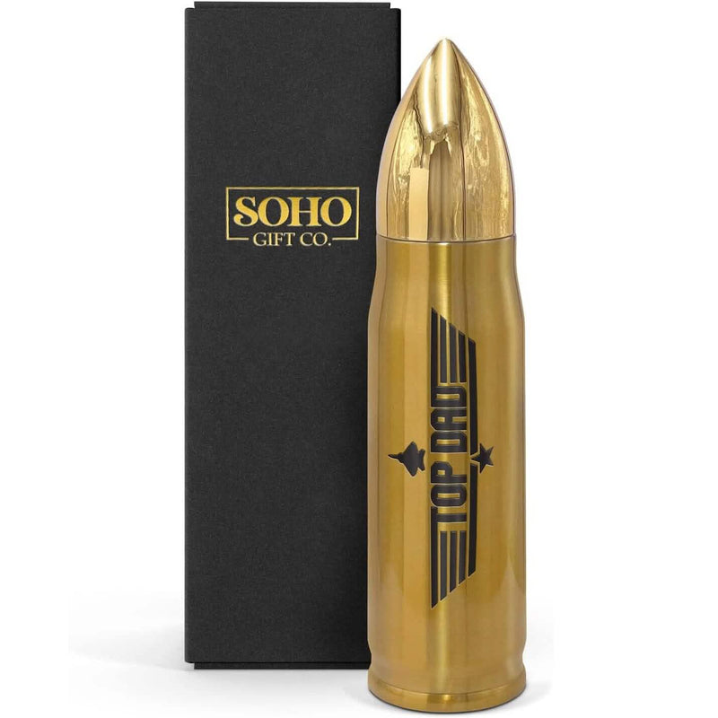 Bullet Water Bottle Gift for Dad 17 Oz Sports & Outdoors - DailySale