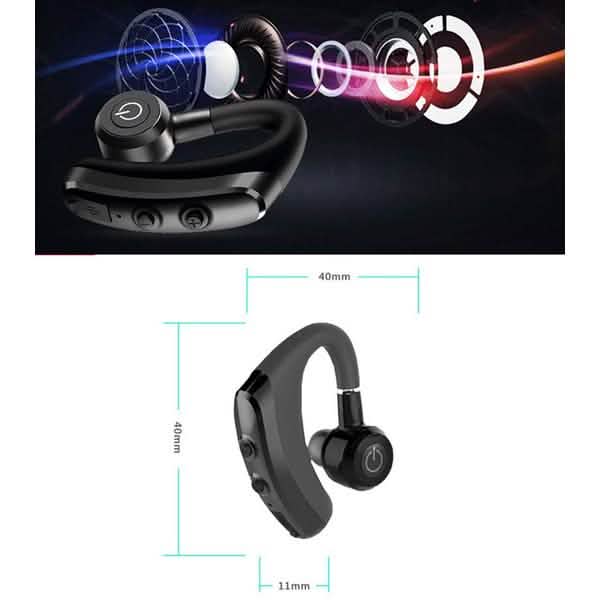 Business Wireless Bluetooth Earphone with Mic and Noise Cancellation Mobile Accessories - DailySale