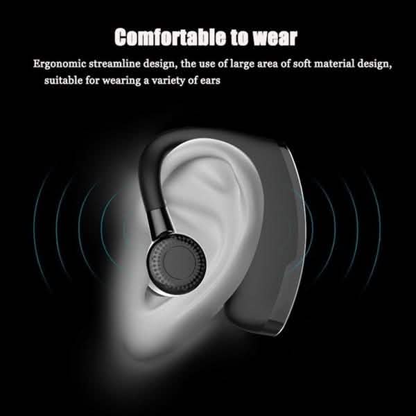 Business Wireless Bluetooth Earphone with Mic and Noise Cancellation Mobile Accessories - DailySale