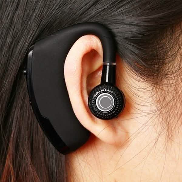 Business Wireless Bluetooth Earphone with Mic and Noise Cancellation Mobile Accessories - DailySale