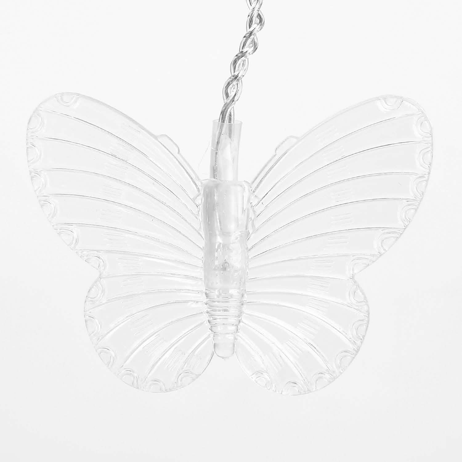 Butterfly Curtain String Lights USB Powered with 8 Modes 96 LED Remote Control String & Fairy Lights - DailySale