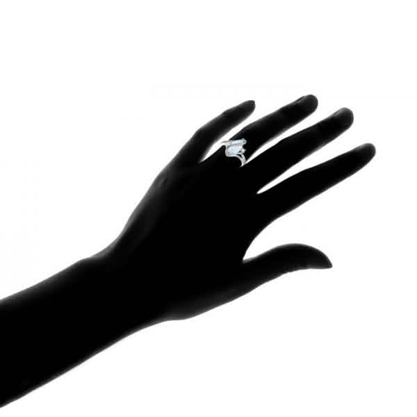 Oval-Cut White Fire Opal and Cubic Zirconia S Ring - Size: 10 - DailySale, Inc