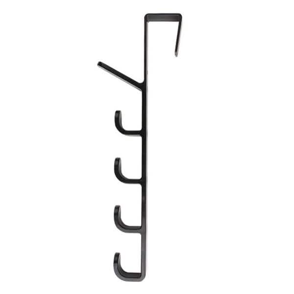 Cabinet Drawer Door Hook Coat Clothes Bag Towel Storage Holder Closet & Storage Black 1-Piece - DailySale