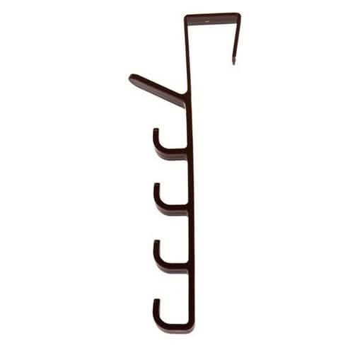 Cabinet Drawer Door Hook Coat Clothes Bag Towel Storage Holder Closet & Storage Brown 1-Piece - DailySale