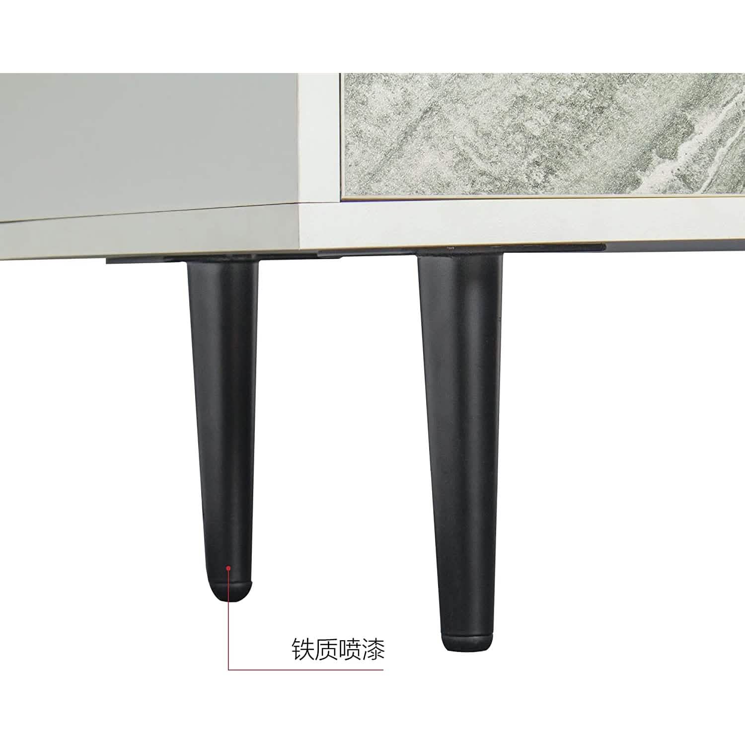 Cabinet with 2-Doors and 3-Open Shelves Furniture & Decor - DailySale