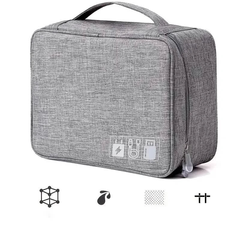 Cable Storage Bag Waterproof Digital Electronic Organizer Bags & Travel - DailySale