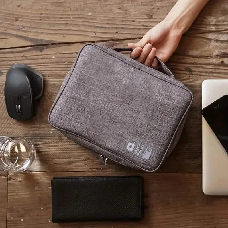 Cable Storage Bag Waterproof Digital Electronic Organizer Bags & Travel - DailySale
