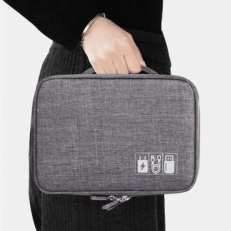 Cable Storage Bag Waterproof Digital Electronic Organizer Bags & Travel - DailySale