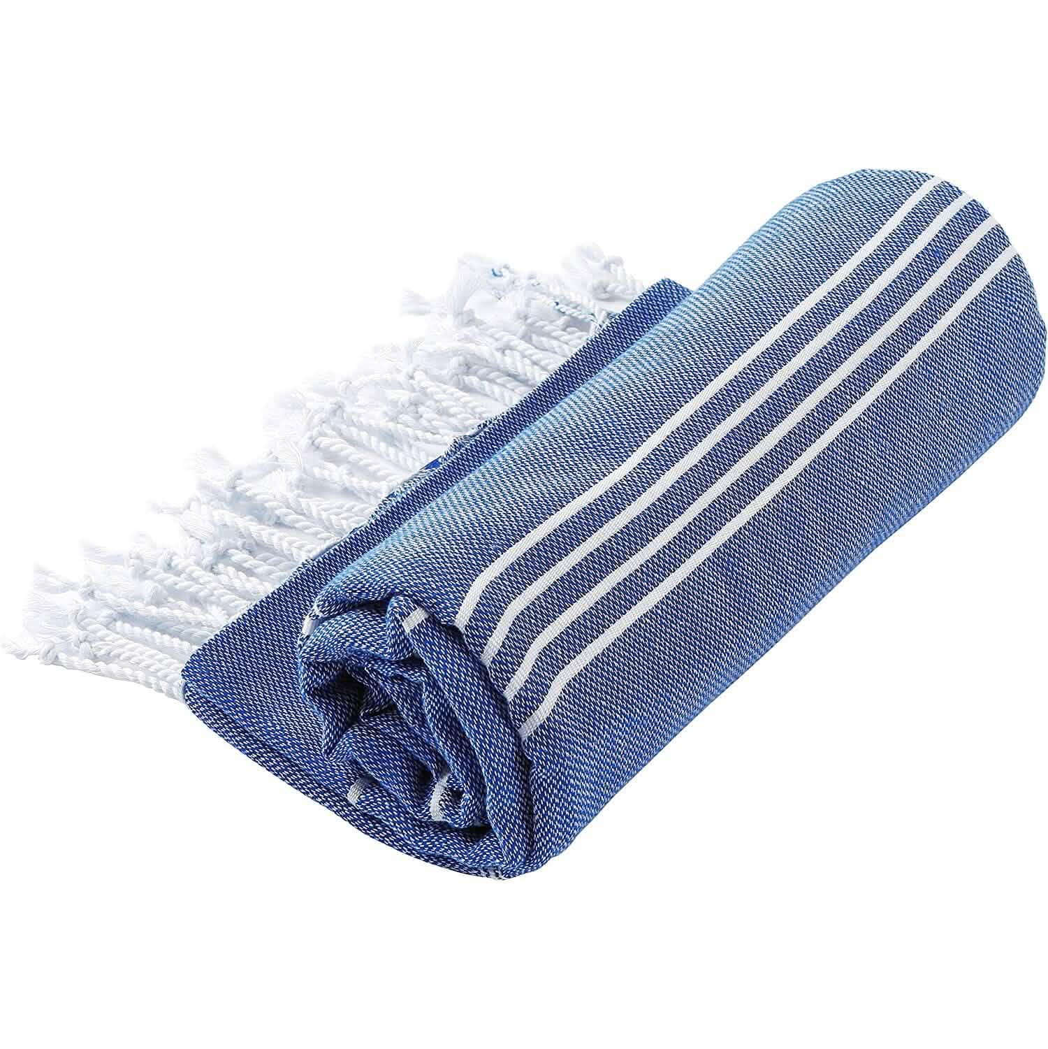 Cacala Pure Series Lightweight 100% Turkish Cotton Super Soft Peshtemal Luxury Bath Towel Bath - DailySale