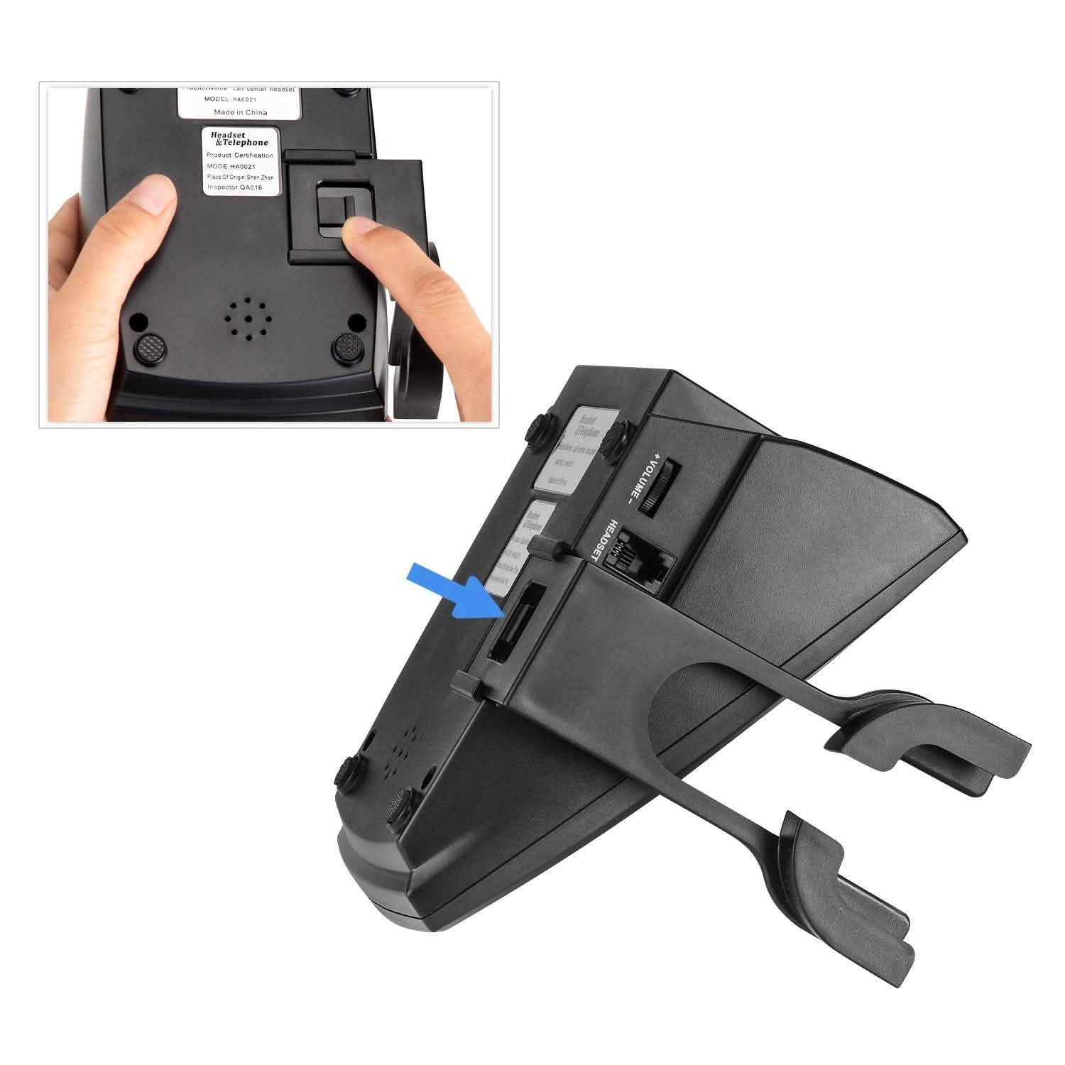 Call Center Dialpad Headset Telephone with Tone Dial Key Pad and Redial Gadgets & Accessories - DailySale