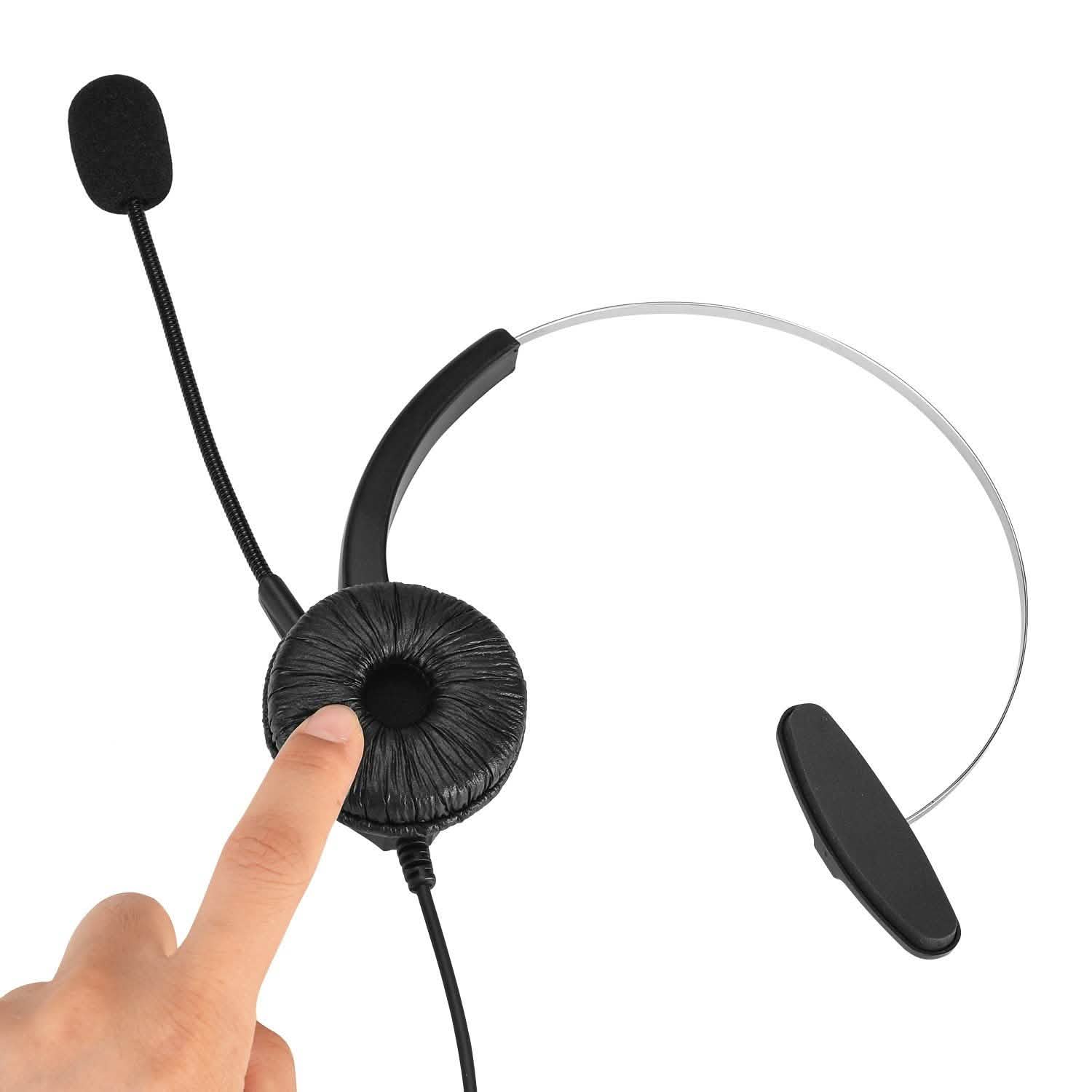 Call Center Dialpad Headset Telephone with Tone Dial Key Pad and Redial Gadgets & Accessories - DailySale