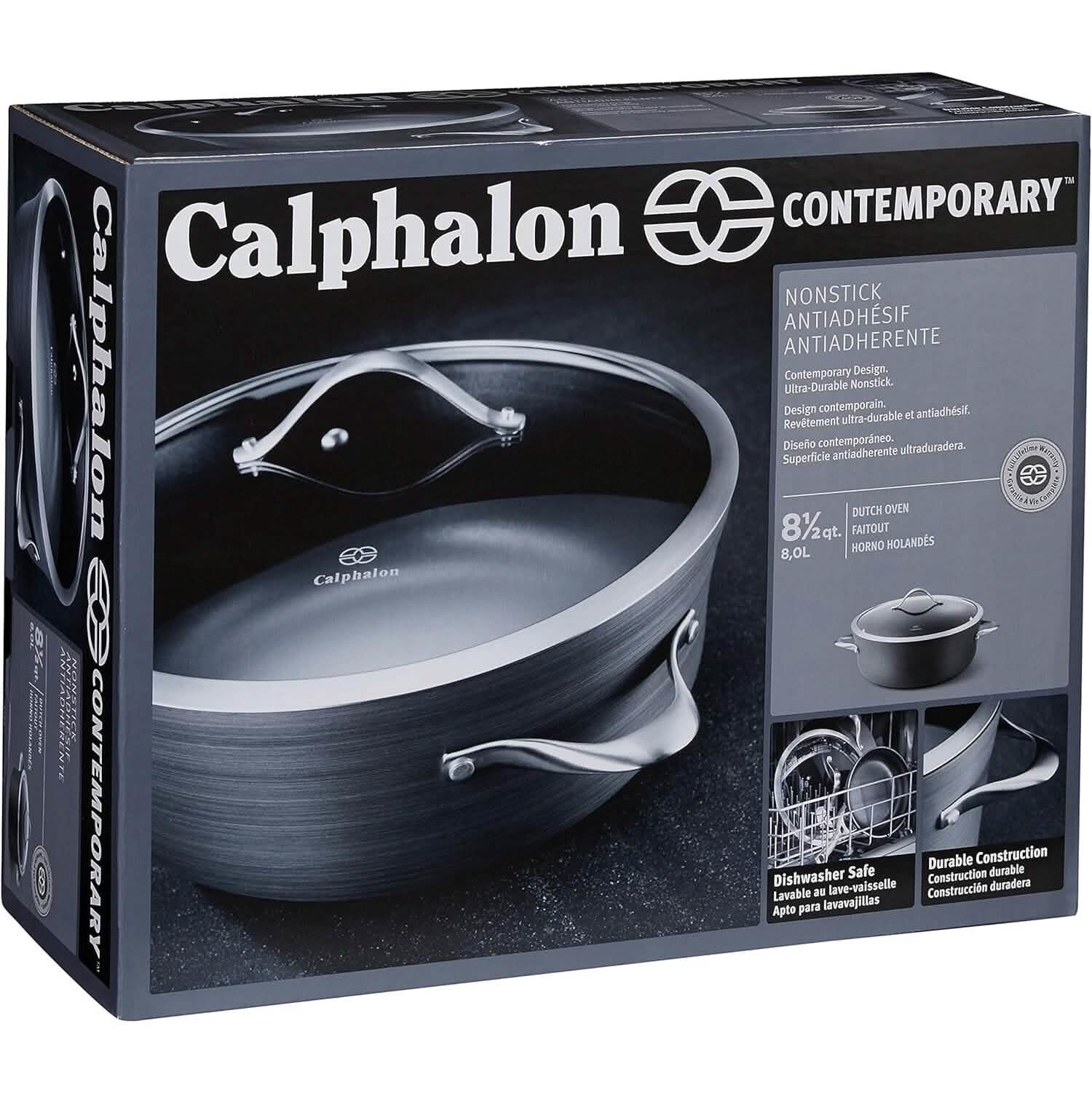 Calphalon Contemporary Nonstick 8.5-Quart Covered Dutch Oven Kitchen Tools & Gadgets - DailySale