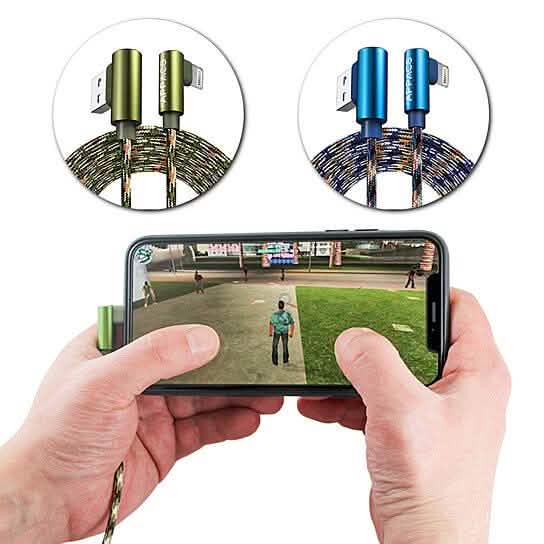 Camouflage Lightning Gaming Cable Mobile Accessories - DailySale