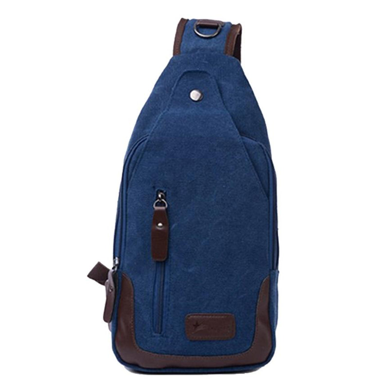 Canvas Shoulder Sling Bag - Assorted Colors Handbags & Wallets Blue - DailySale