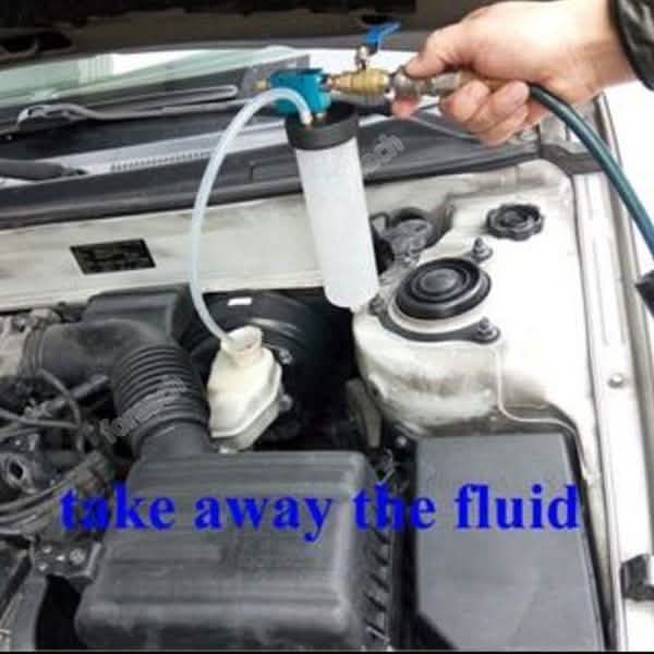Car Brake System Fluid Bleeder Kit Hydraulic Clutch Oil Exchange One Man Tool Automotive - DailySale
