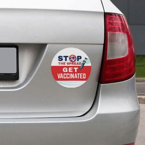 Car Bumper Magnet I Got My Vaccine Automotive - DailySale