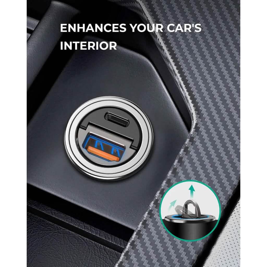 Car Charger 30W Dual-Port Automotive - DailySale