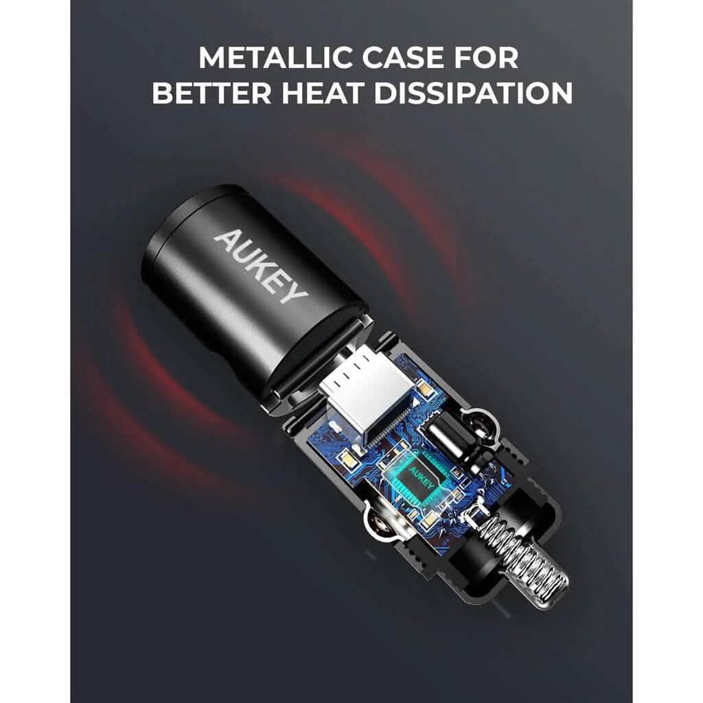 Car Charger 30W Dual-Port Automotive - DailySale