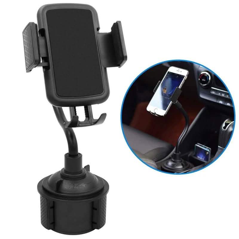 Car Cup Holder Phone Mount Adjustable Gooseneck Phone Stand Automotive - DailySale