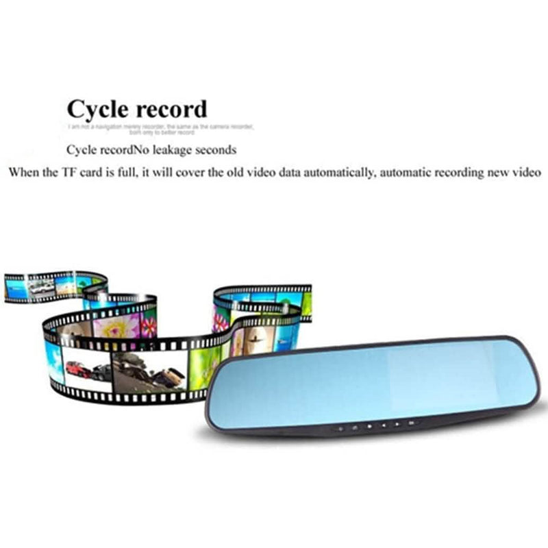 Car DVR Rear View Mirror Video Recorder Automotive - DailySale