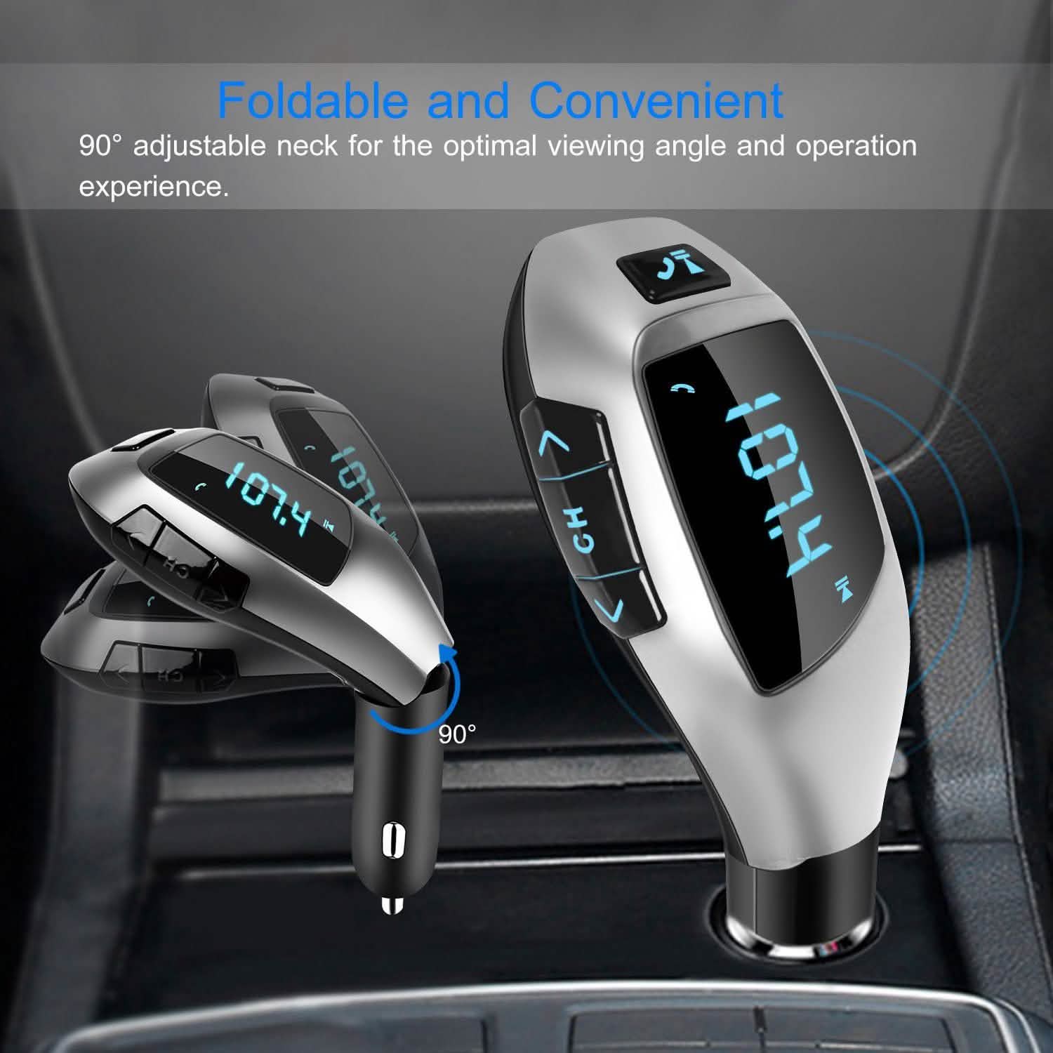 Car FM Wireless Transmitter USB Charge Automotive - DailySale
