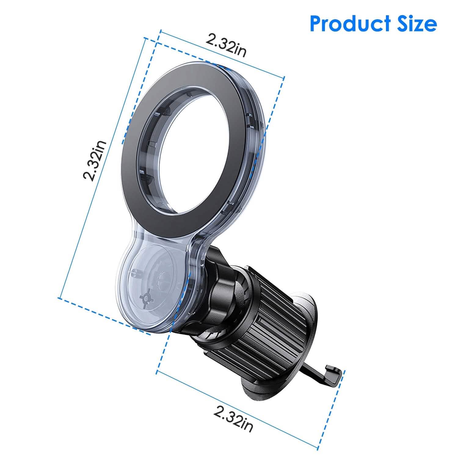 Car Mount Magnetic Phone Holder For Car 360° Rotation Automotive - DailySale