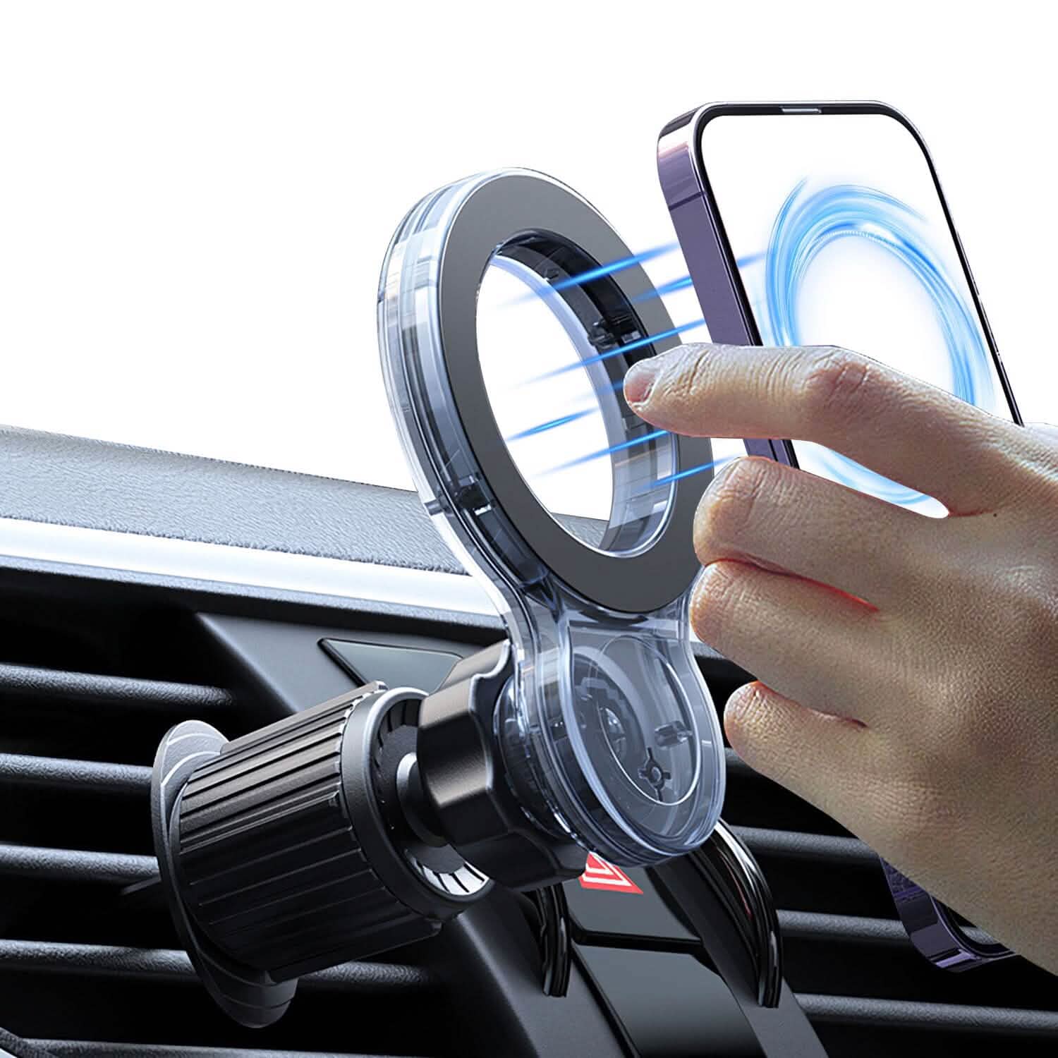 Car Mount Magnetic Phone Holder For Car 360° Rotation Automotive - DailySale