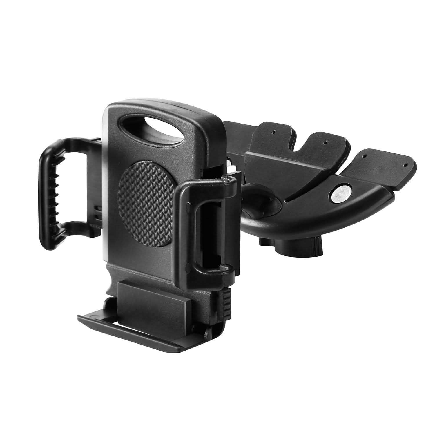 Car Phone Holder CD Slot Phone Mount 360 Rotatable Automotive - DailySale