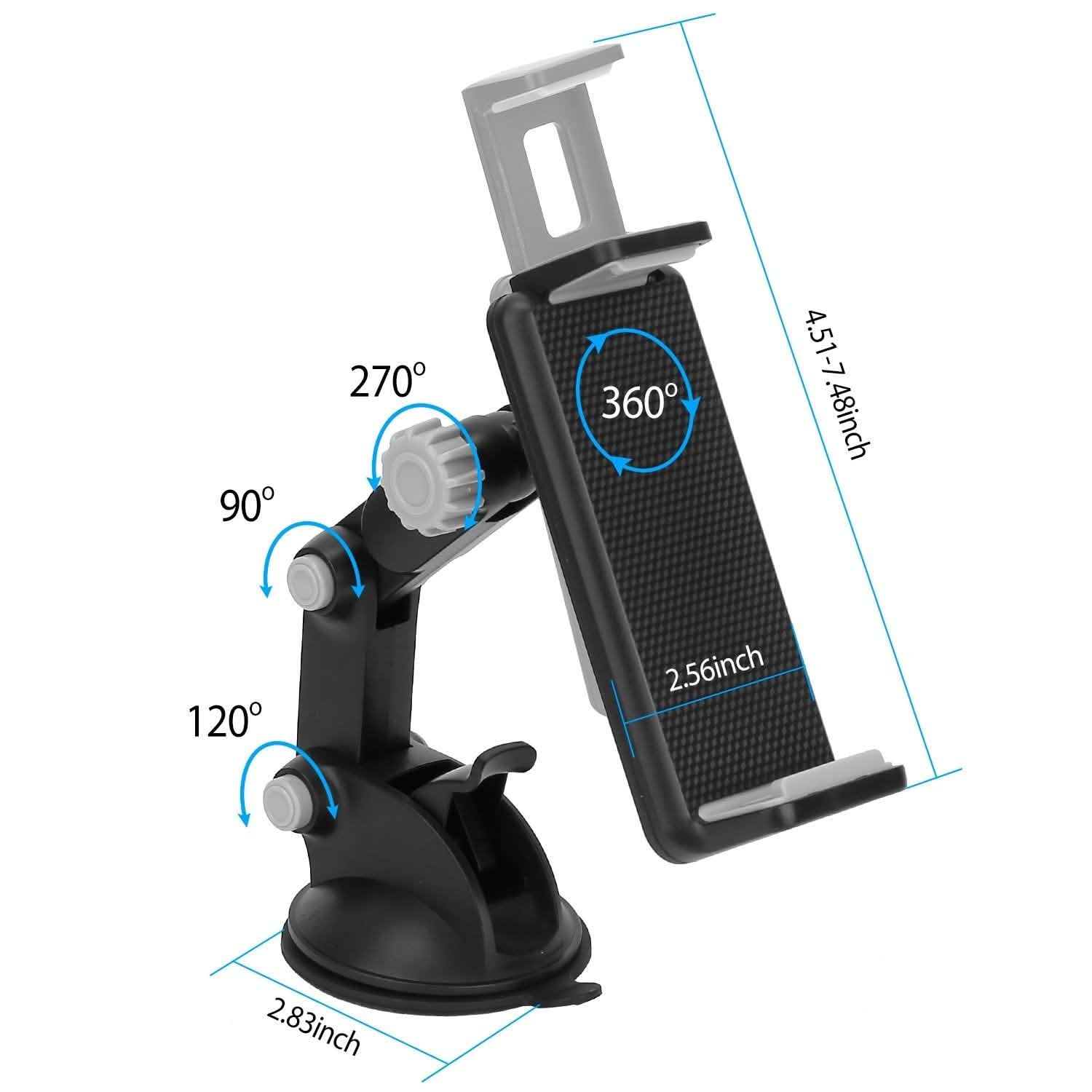 Car Phone Holder Mount Dashboard Tablet Stand Holder Mobile Accessories - DailySale
