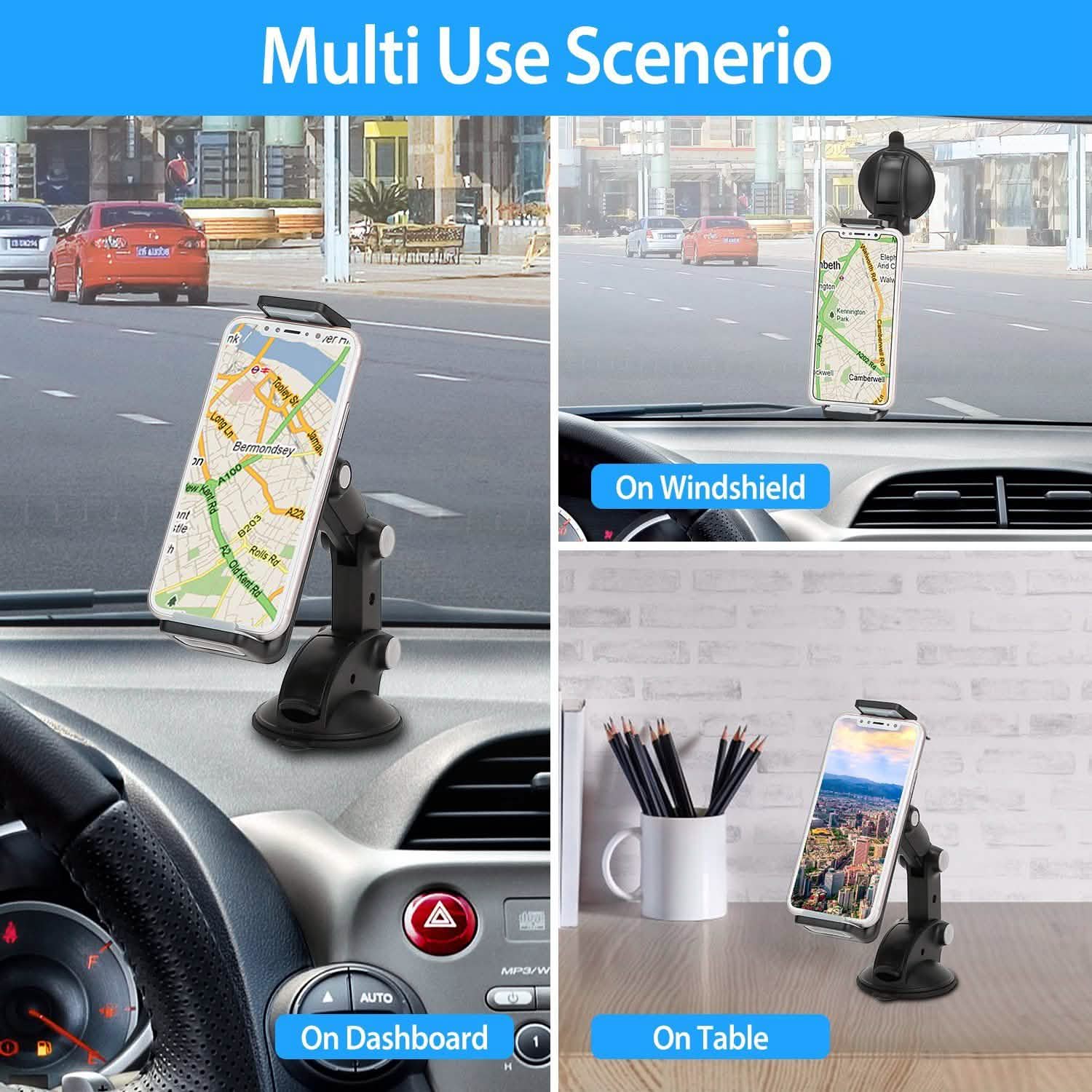 Car Phone Holder Mount Dashboard Tablet Stand Holder Mobile Accessories - DailySale