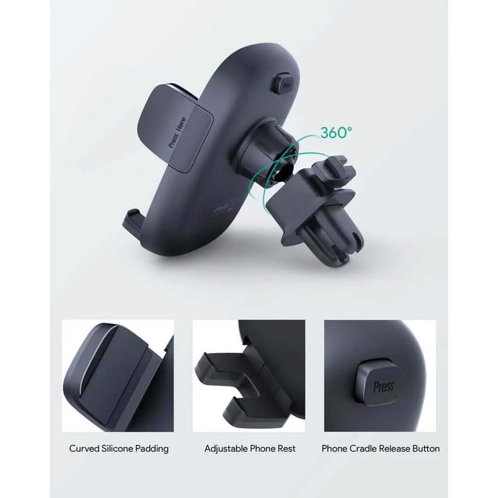 Car Phone Mount Upgraded Vent Clip for Air Vent HD C58 Automotive - DailySale