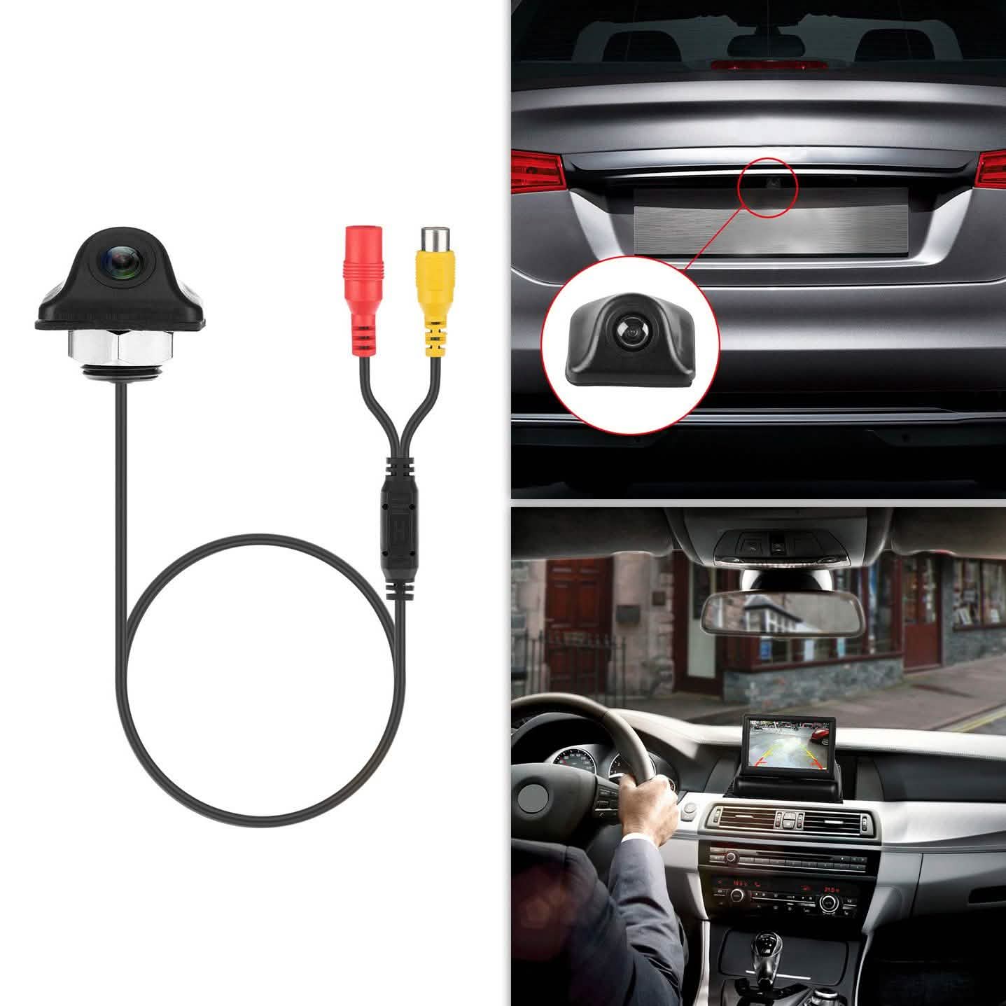 Car Rear View Backup Parking Camera with Night Vision Automotive - DailySale