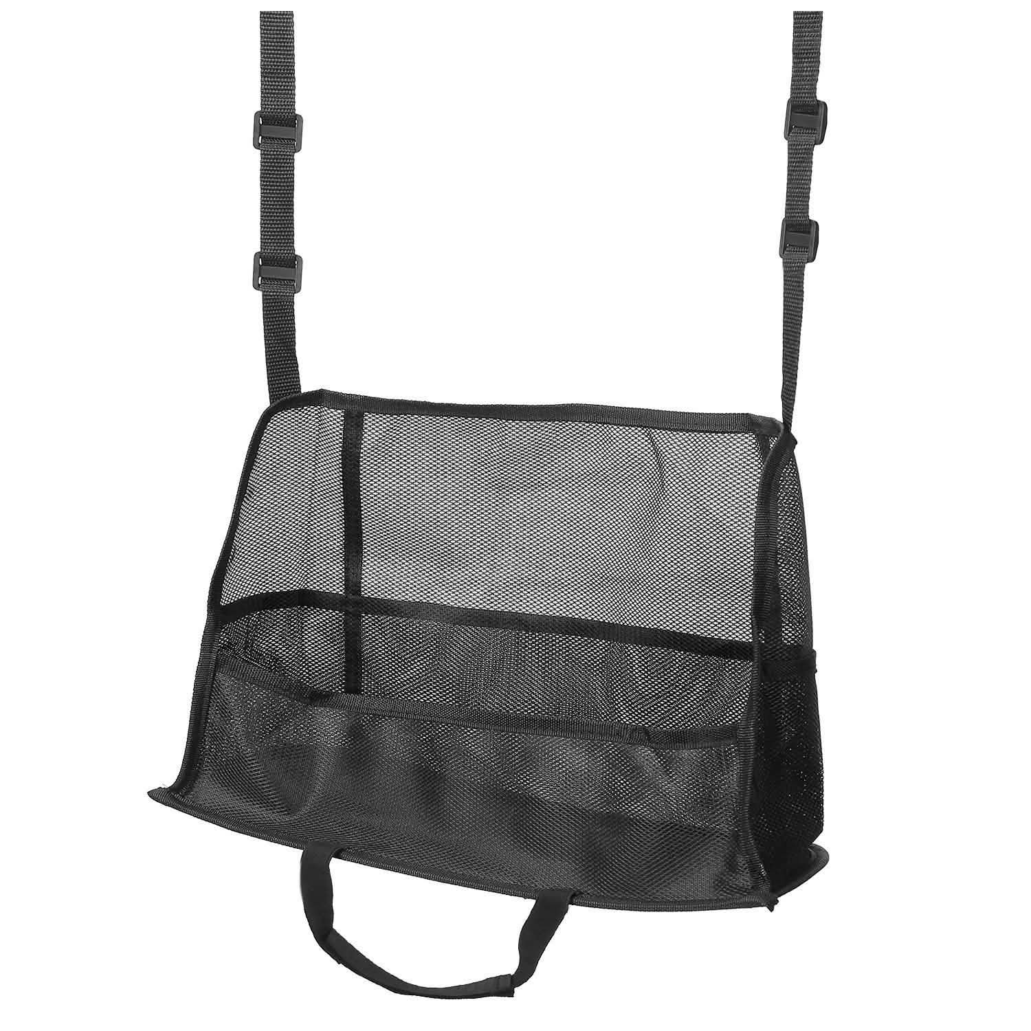 Car Storage Netting Pouch Seat Side Storage Mesh Organizer Bag Automotive - DailySale