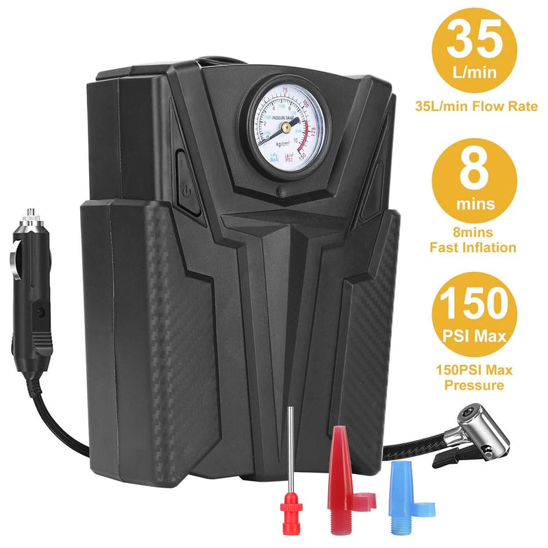 Car Tire Air Pump Portable Air Compressor Pump Automotive - DailySale