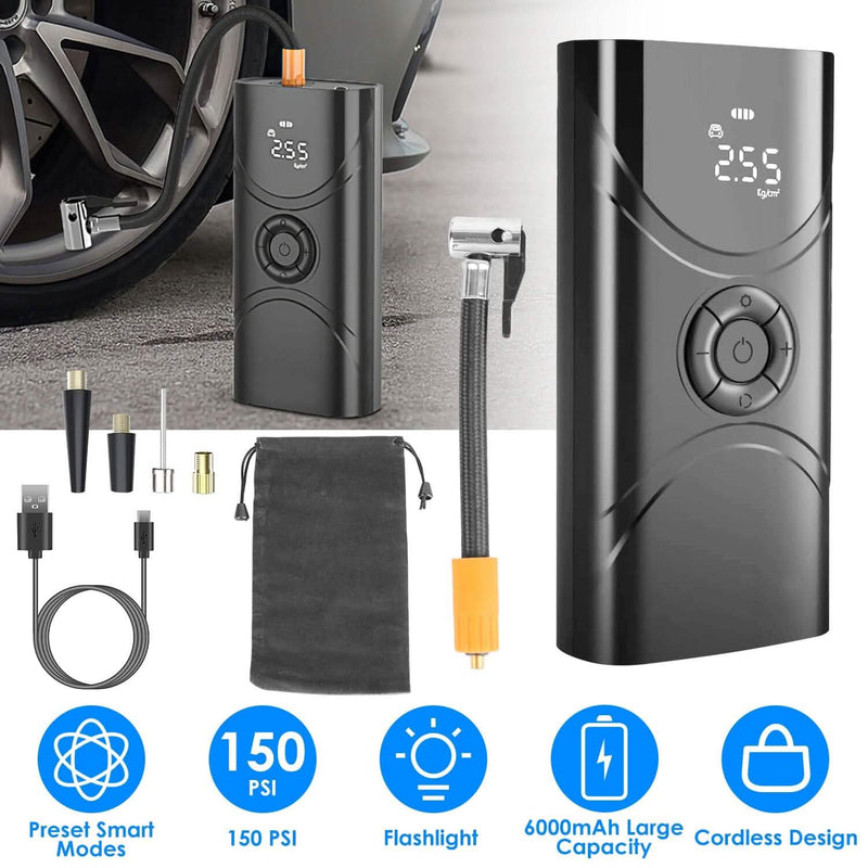 Car Tire Inflator Pump Automotive - DailySale