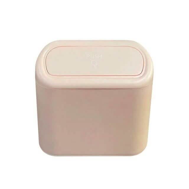 Car Trash Can with Lid Hanging Vehicle Garbage Organizer Automotive Pink - DailySale