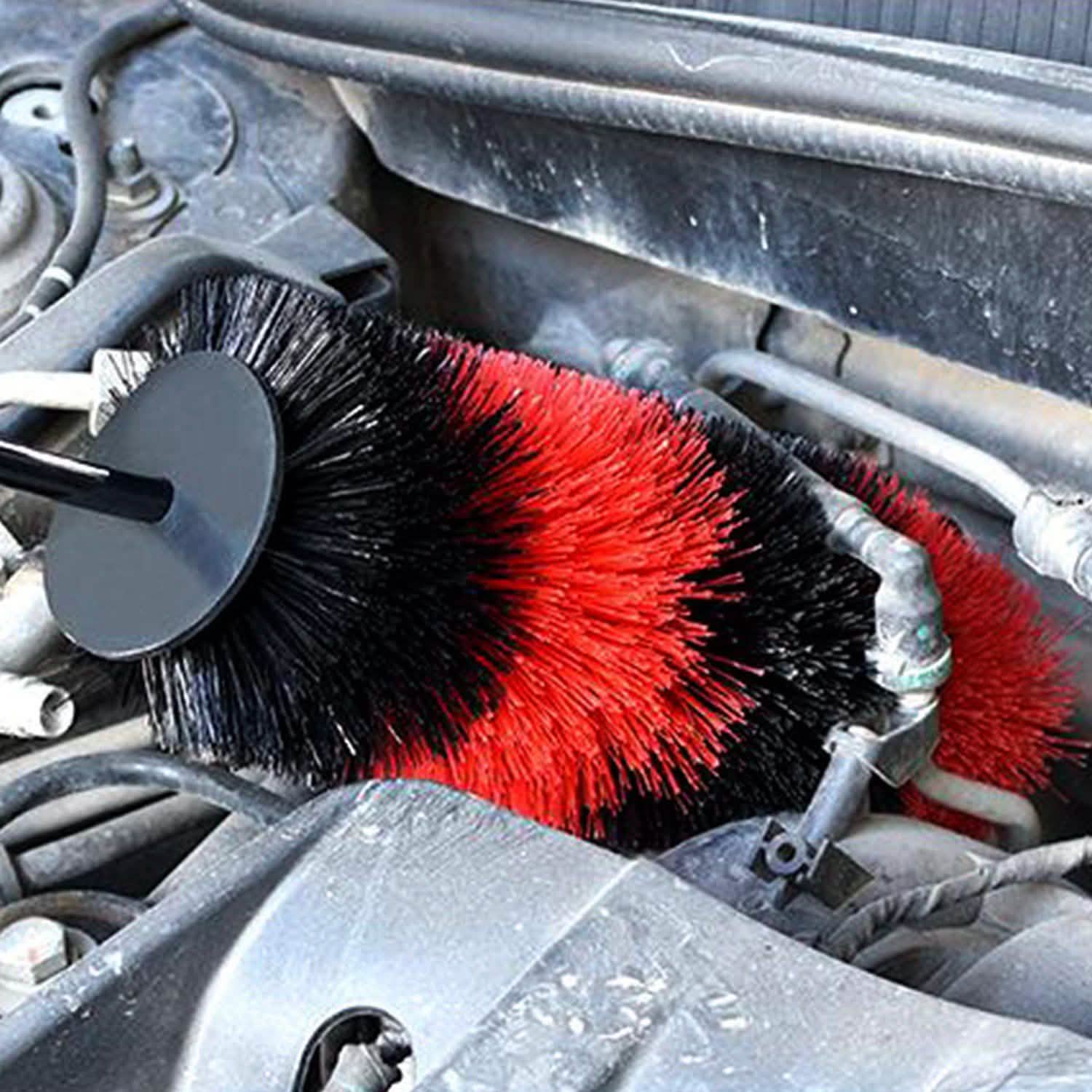 Car Wheel Brush Rims Tire Seat Engine Wash Cleaning Tool Automotive - DailySale