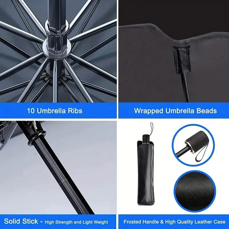 Car Windshield Sun Shade UV Rays and Heat Sun Visor Protector Foldable Reflector Umbrella Automotive - DailySale