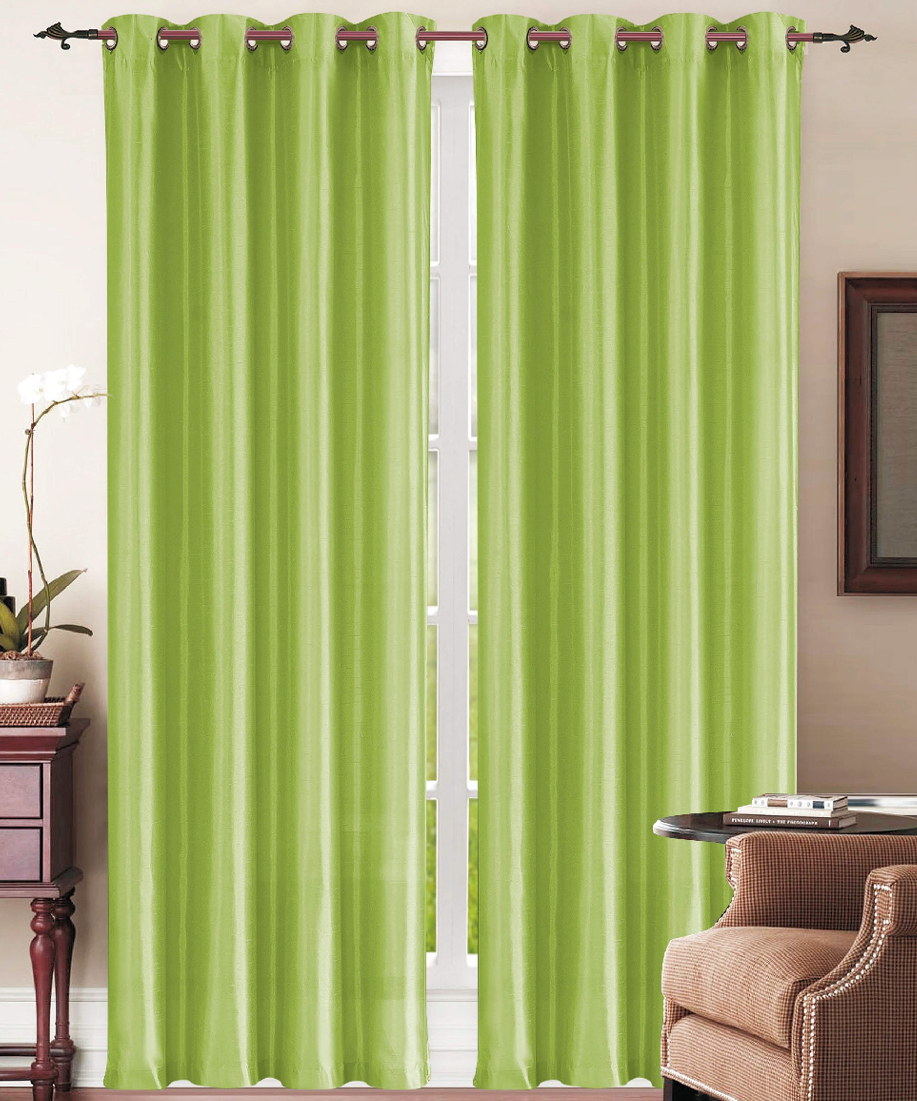 Set of 2: Grommet Curtain Panels - Assorted Colors - DailySale, Inc