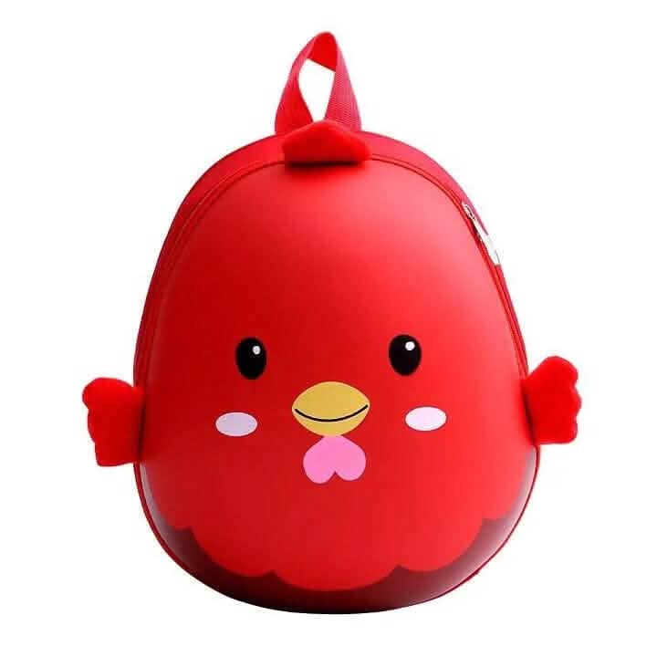 Cartoon Egg Shaped Kids Knapsacks Toys & Games Chicken Red - DailySale