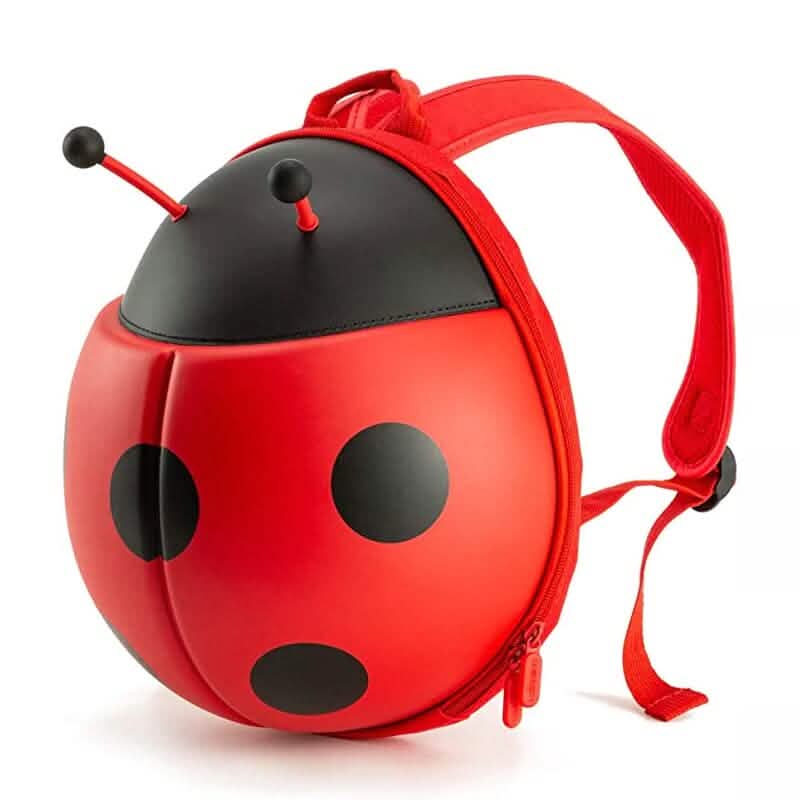 Cartoon Egg Shaped Kids Knapsacks Toys & Games Lady Bug Red - DailySale