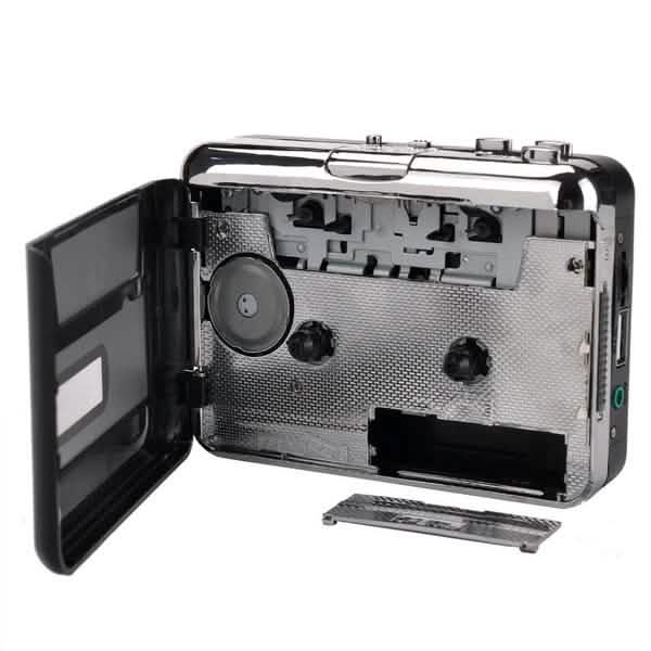 Cassette Tape Player Convert to MP3 WAV Converter Headphones & Audio - DailySale