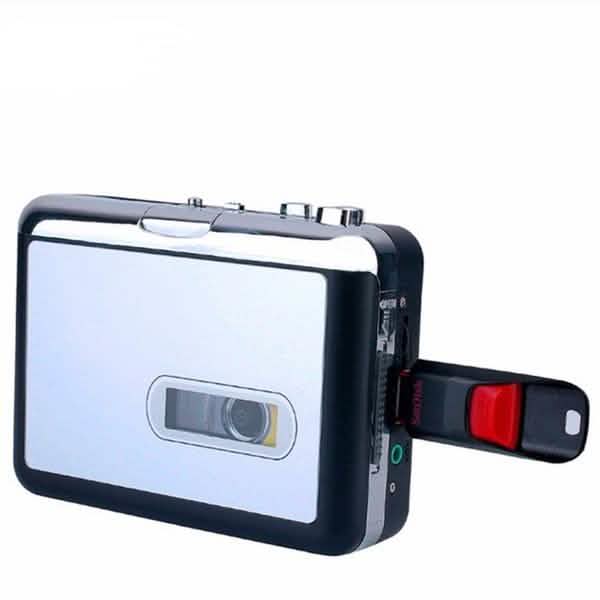 Cassette Tape Player Convert to MP3 WAV Converter Headphones & Audio - DailySale