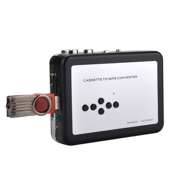 Cassette Tape Player Convert to MP3 WAV Converter Headphones & Audio - DailySale