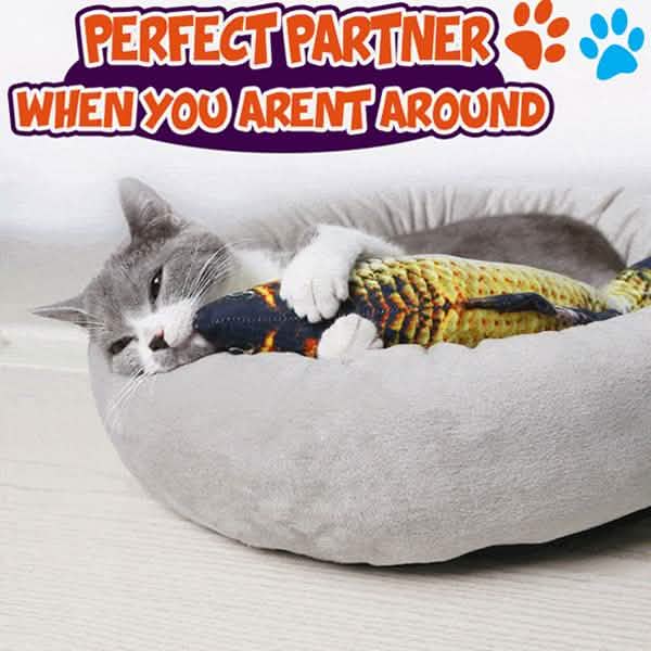 Cat Kicker Fish Toy - DailySale