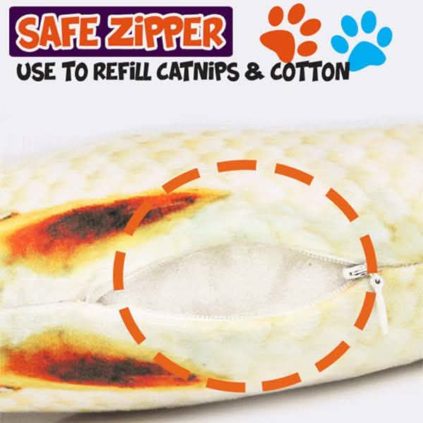 Cat Kicker Fish Toy - DailySale